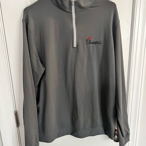 Chick-fil-A Gray Quarter-Zip Pullover